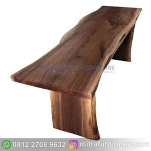 Meja Kayu Trembesi Custom Ukuran